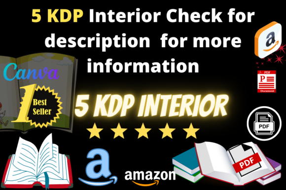 Amazon KDP Interior Templates: 5 Books & Print-Ready Files