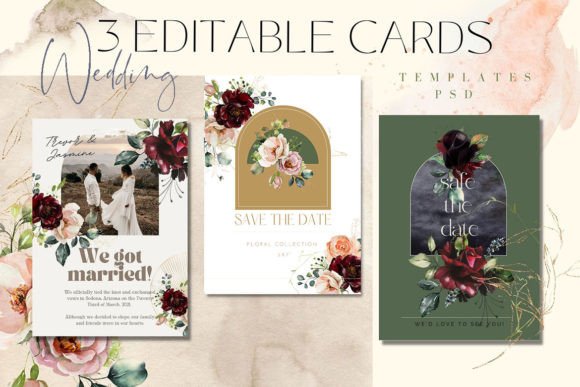 Effortless Elegance: Editable Wedding Card Templates