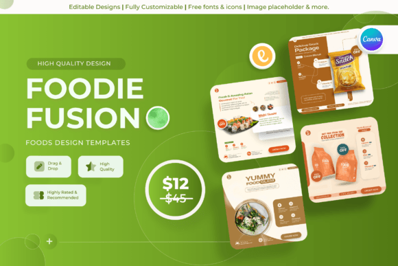 Foodie Fusion: Elevate Your Culinary Brand with Canva