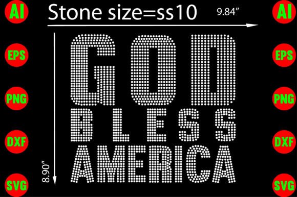 God Bless America Rhinestone Templates: Design Assets for Impactful Projects
