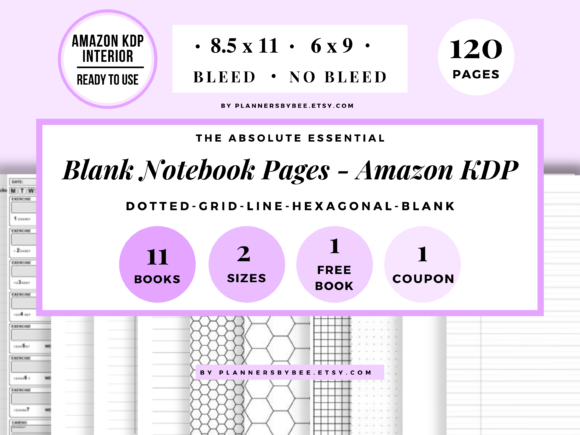 KDP Interior Templates 12 Books 120 Page: Your Publishing Launchpad