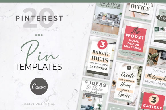 Mastering Pinterest with Green Canva Templates