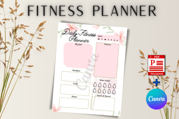 Streamline Your Wellness Goals with Editable Canva Templates