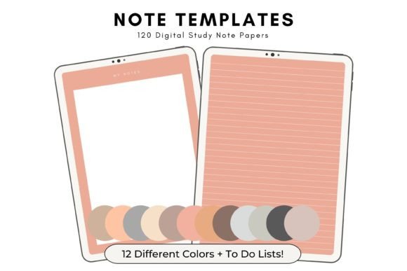 Streamline Your Workflow with Peachy Neutral Digital Note Templates